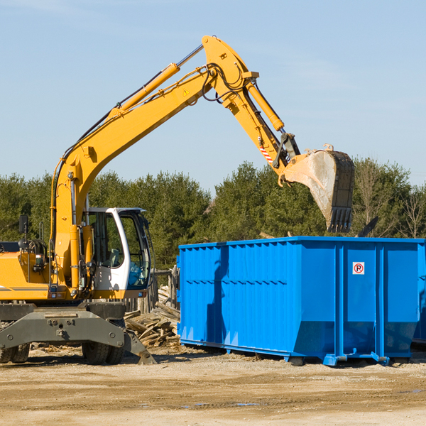 what size residential dumpster rentals are available in Ulmer